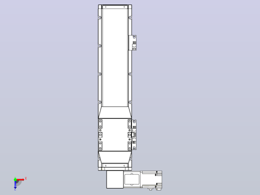 机器人皮带驱动直线轴TPA-GCB-120-P70-L300-DL-M20-N3俯视缩略图