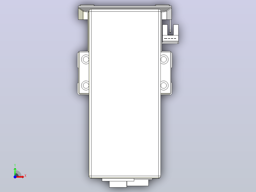 滚珠丝杠直线轴内置导轨TPA-GCR-80-1610C-L350-MP-M20-N3前视图