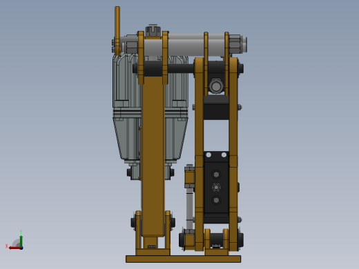 YP11系列电力液压盘式制动器YP11-220-280×20-ⅡA-CL.RL.WL.HL.H后视缩略图