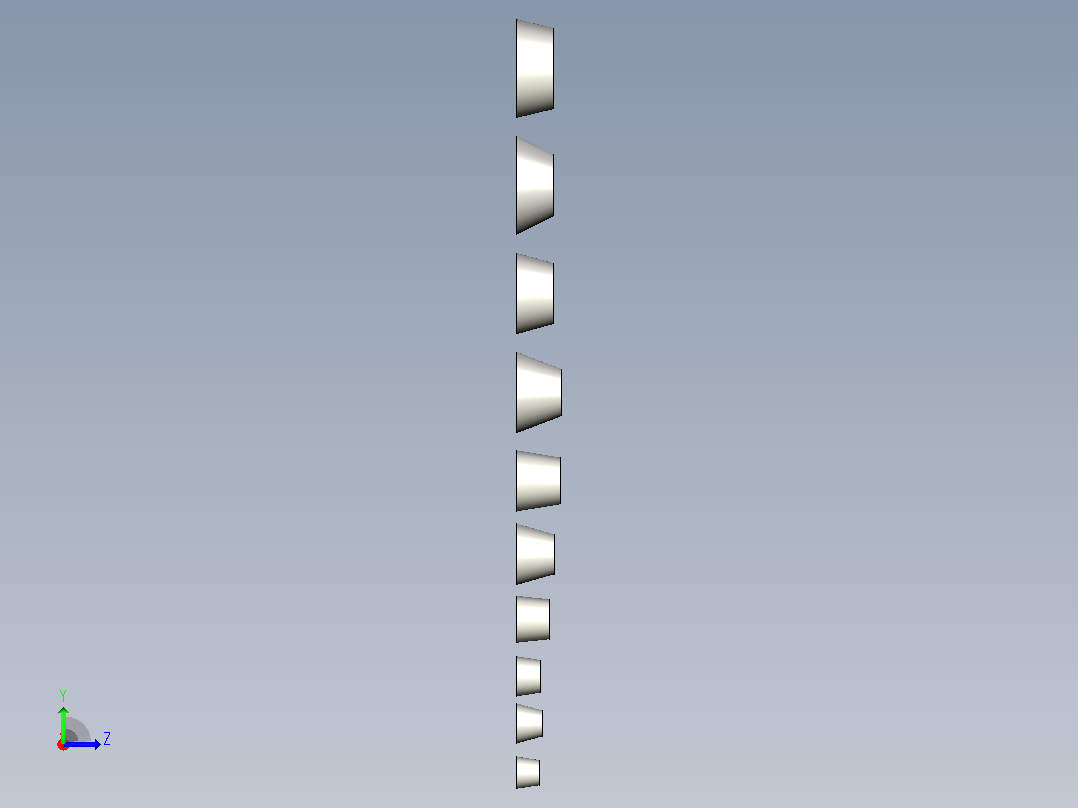 变径25-20, 32-20, 32-25, 40-32, 50-32, 50-40, 65-40, 65-50, 80-50, 80-65左视图