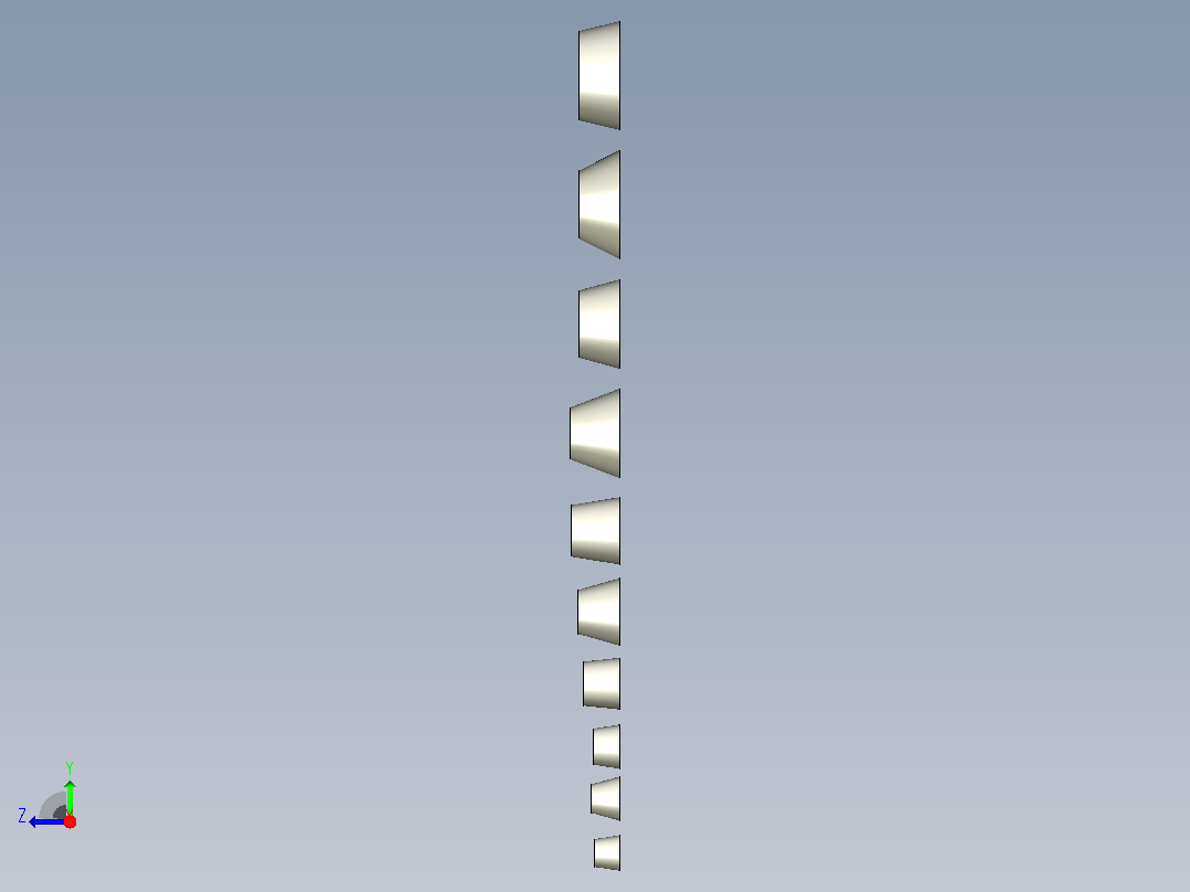 变径25-20, 32-20, 32-25, 40-32, 50-32, 50-40, 65-40, 65-50, 80-50, 80-65右视图