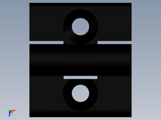 铰链合页HFC11-36俯视缩略图