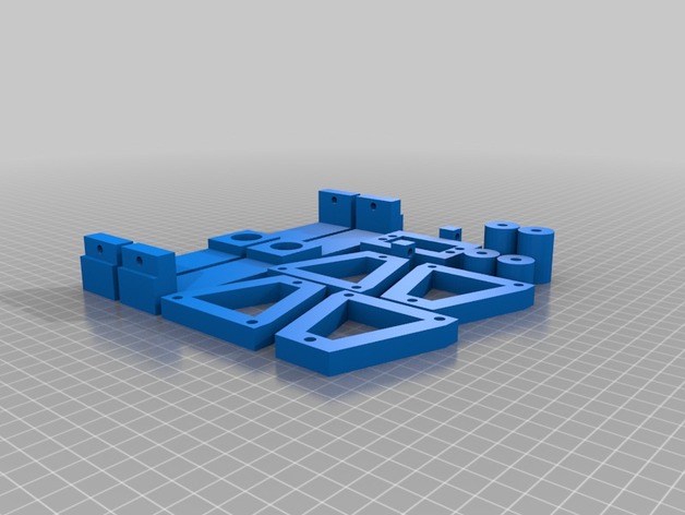 Robot Dog机器狗结构3D打印图纸 STL格式