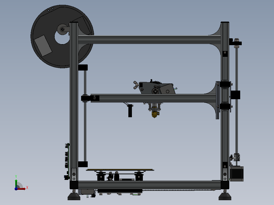 K8200 Velleman-3d打印机前视图