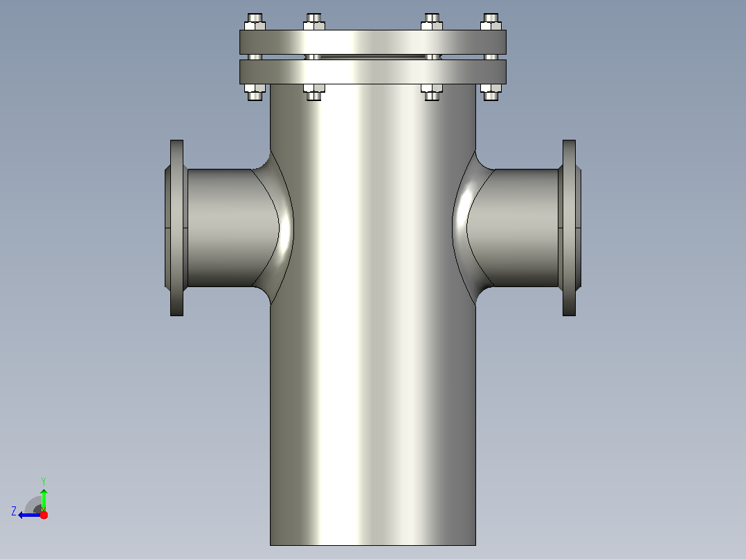 SD16C 篮式过滤器[80]右视图
