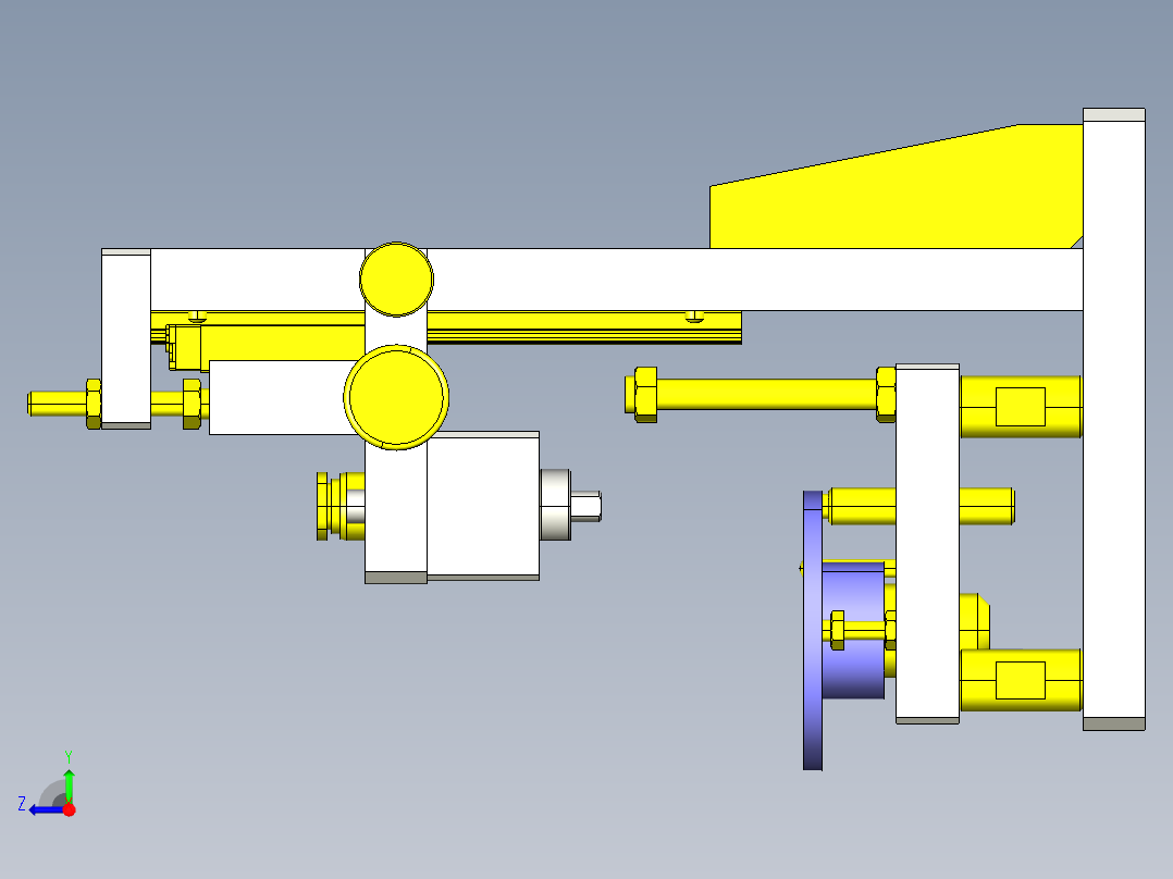 导向轴压入夹具右视图