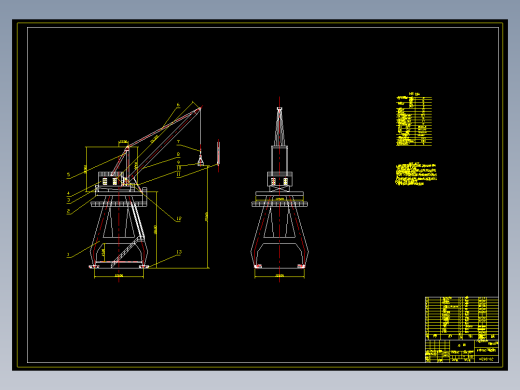 8T内河港口门座起重机机械部分设计