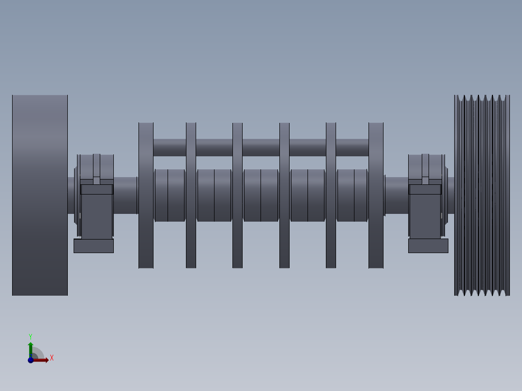 二合一锤式破碎机全套无码前视图