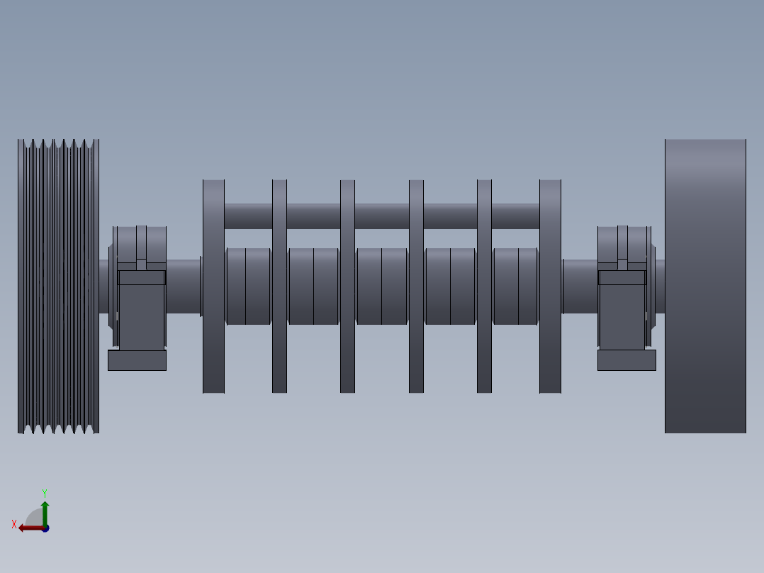 二合一锤式破碎机全套无码后视图