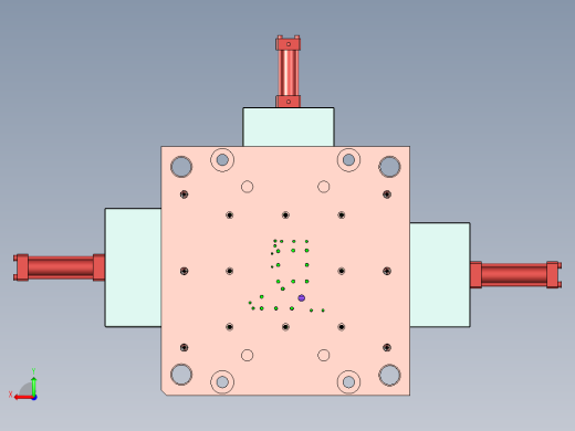 日系打印机主体复杂模具设计后视缩略图