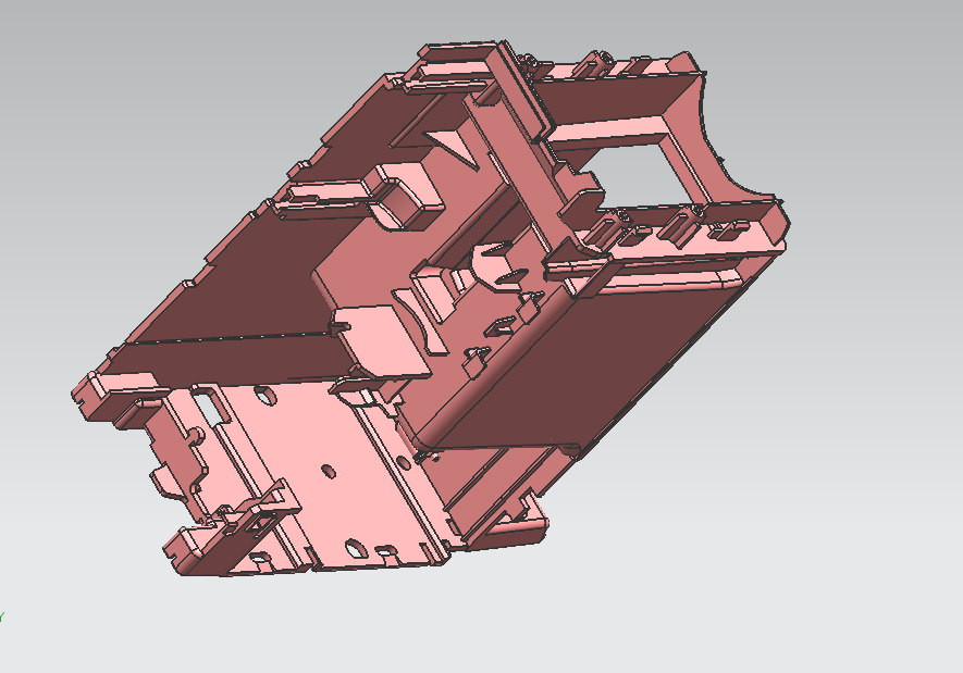 日系打印机主体复杂模具设计