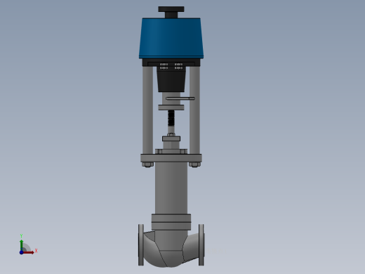 电动比例调节阀-304 DN25-DN200前视缩略图