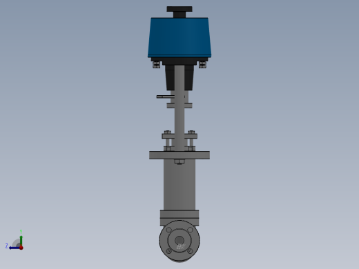 电动比例调节阀-304 DN25-DN200右视缩略图