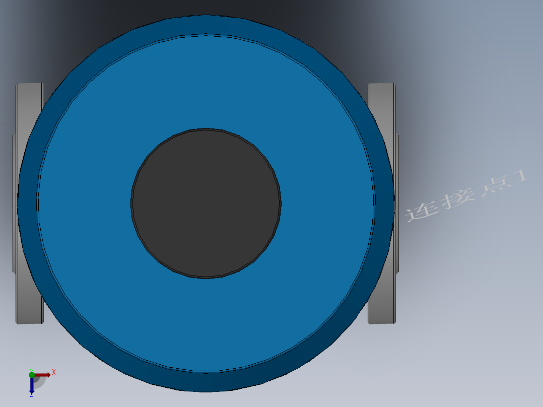 电动比例调节阀-304 DN25-DN200俯视图