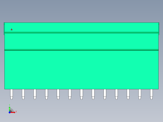 DEGSON 15EDG 系列 3.81mm 插拔式接线端子-15EDGVH-3.81-26P-14-00AH前视缩略图
