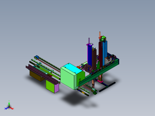 注塑机伺服单截机械手臂