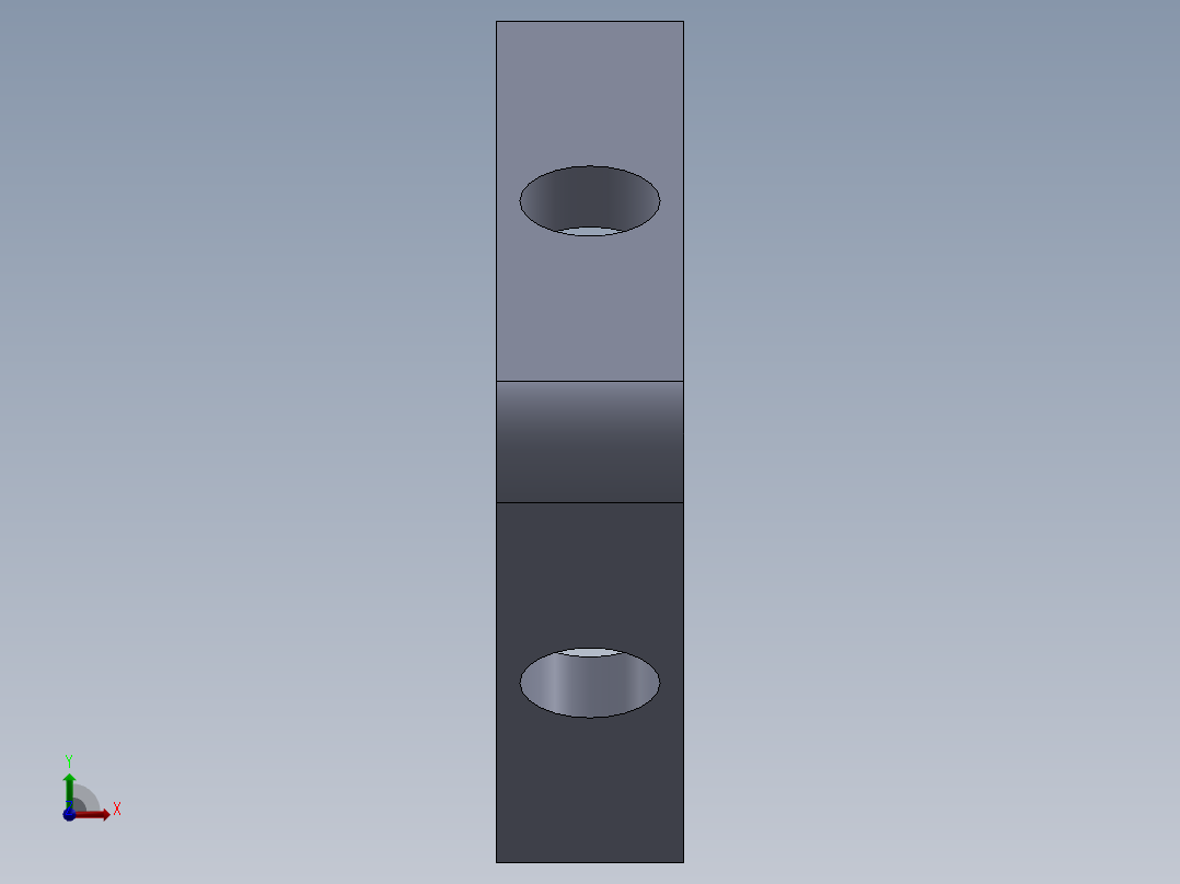 SW建模练习题-practice 92前视图