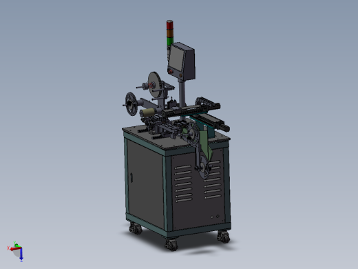 高温测试载带包装机3D模型