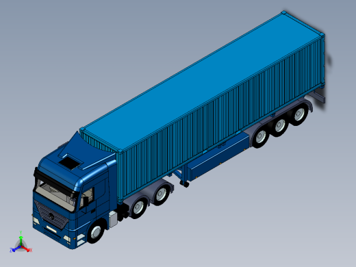 奔驰卡车货车集装箱车