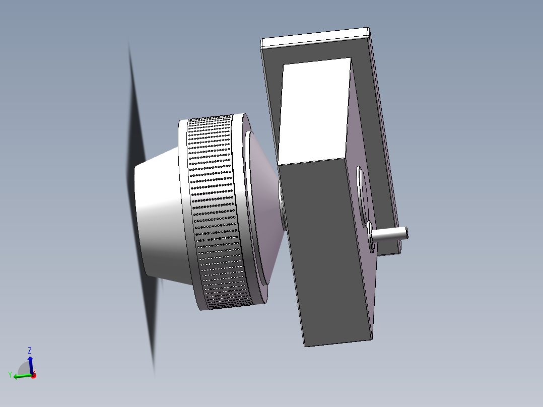 清洁化环模制粒机三维设计