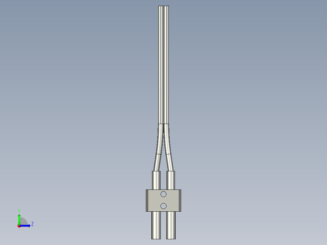 基恩士FU-38K_kc图纸模型左视图