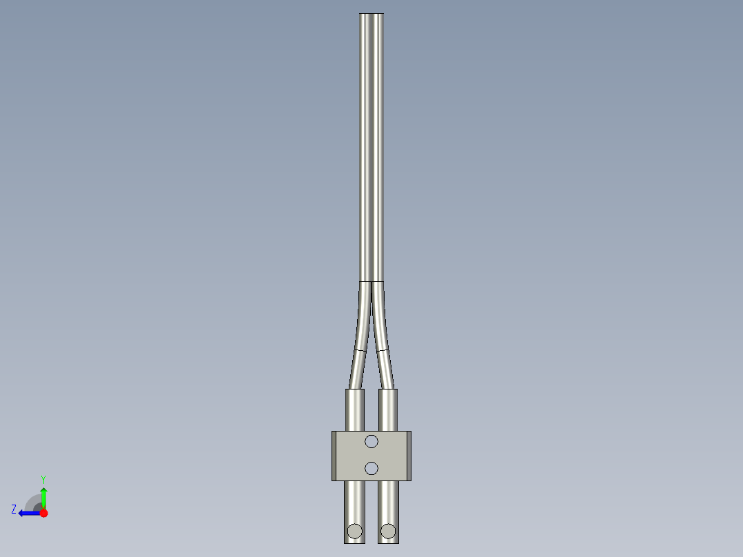 基恩士FU-38K_kc图纸模型右视图