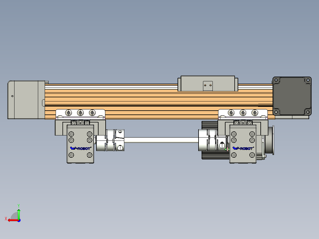 威洛博一般环境皮带-EB4龙门两轴组合后视图