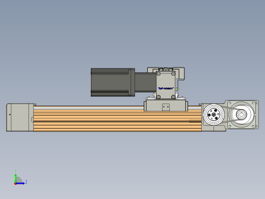 威洛博一般环境皮带-EB4龙门两轴组合左视缩略图