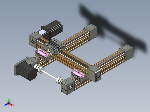 威洛博一般环境皮带-EB4龙门两轴组合正等轴测缩略图
