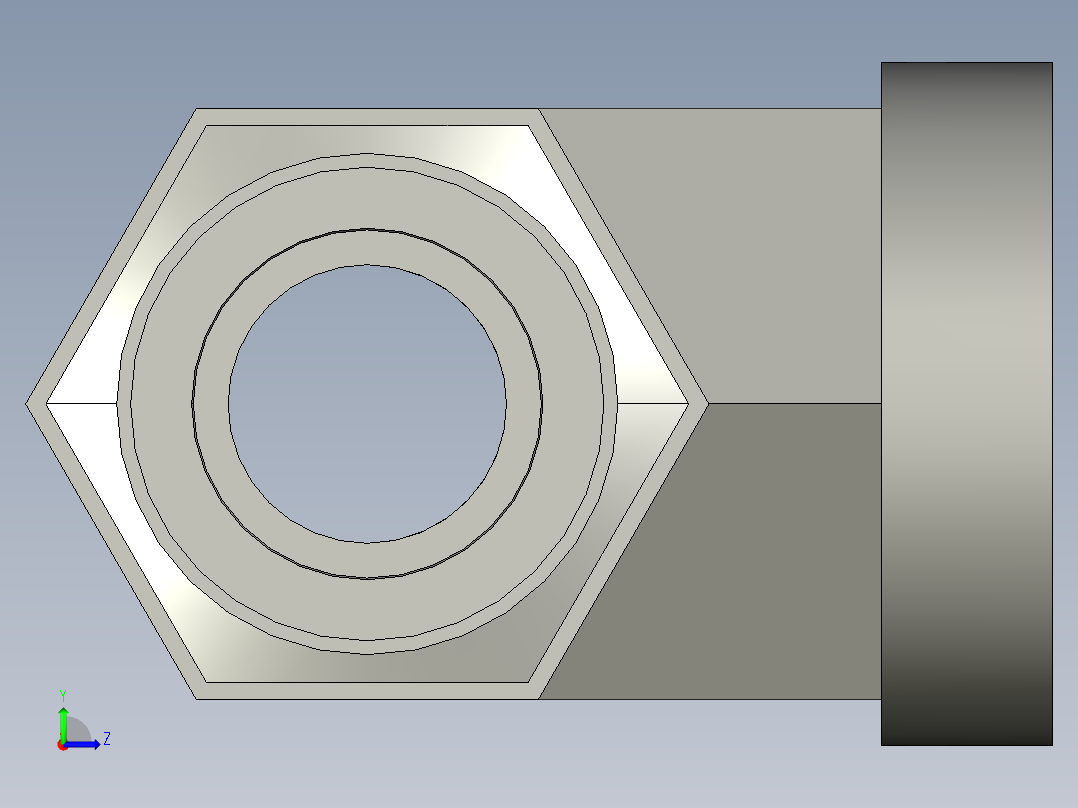 卡套式工业通用硬管接头10_obu-s左视图