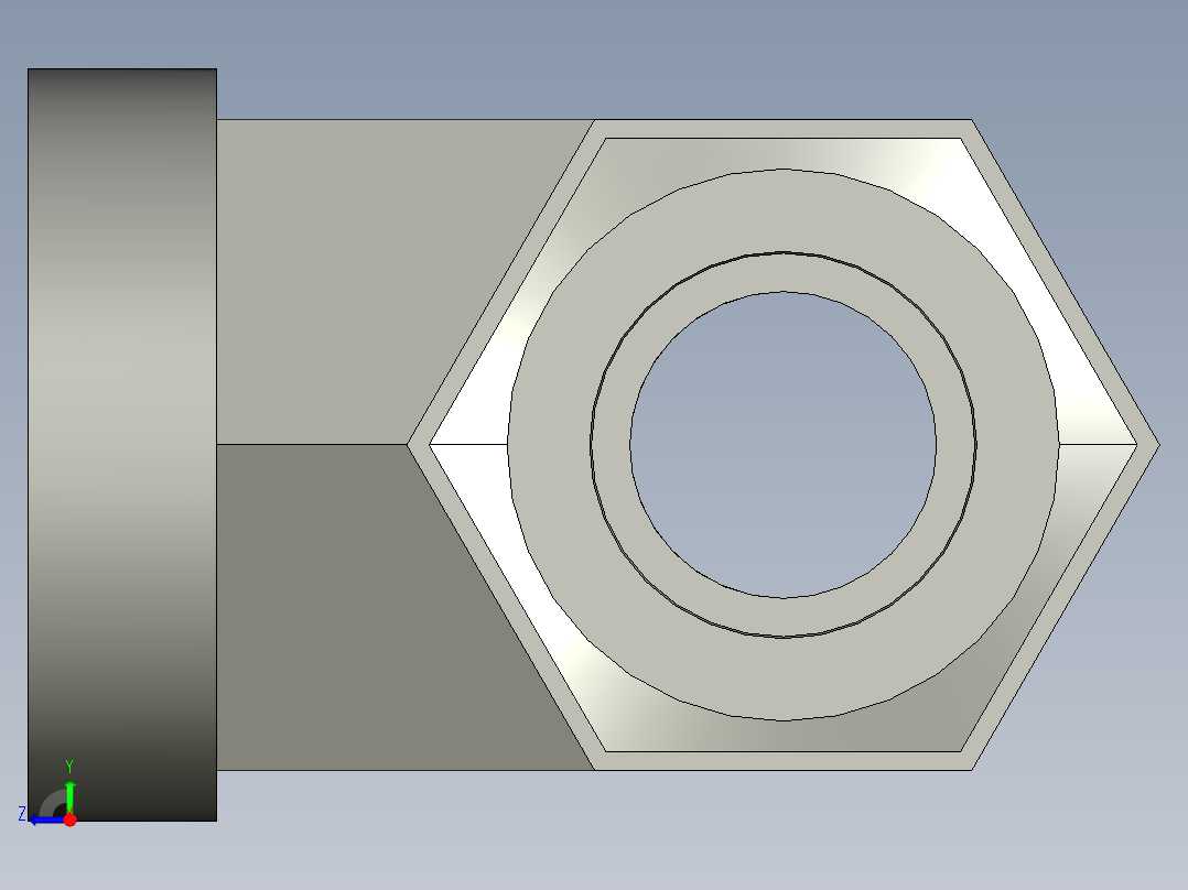 卡套式工业通用硬管接头10_obu-s右视图