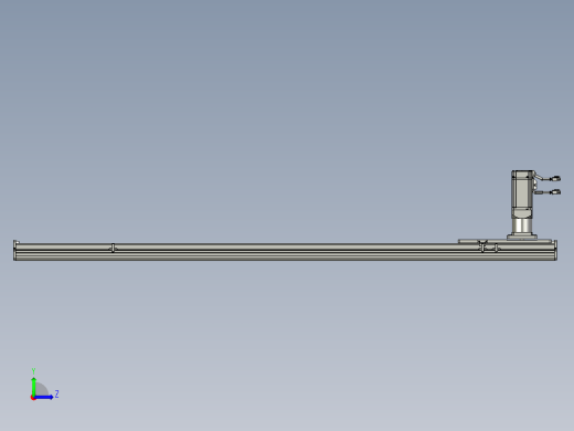 东锦齿条传动DH136G-S1300-BU-减速机+P400W左视缩略图