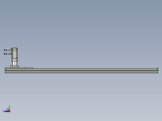 东锦齿条传动DH136G-S1300-BU-减速机+P400W右视缩略图
