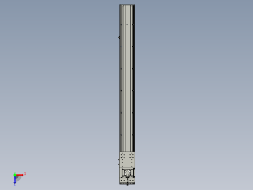 东锦齿条传动DH136G-S1300-BU-减速机+P400W俯视缩略图