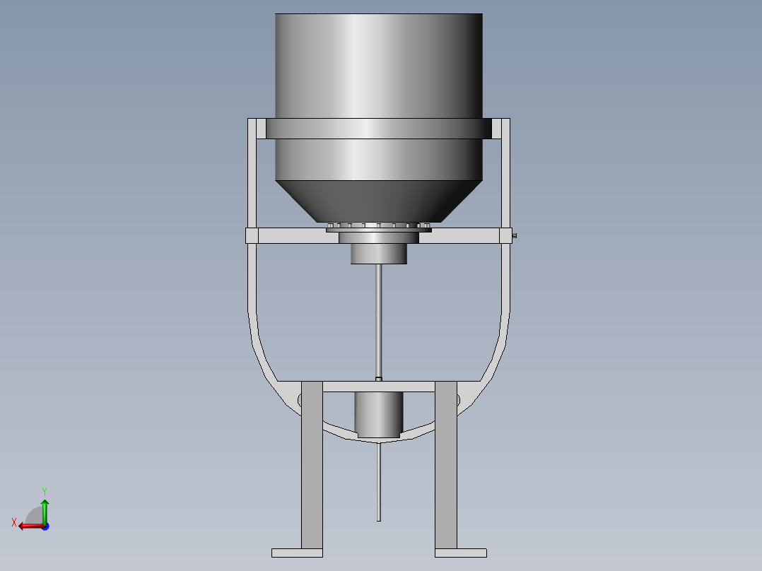 调料混合用设备后视图