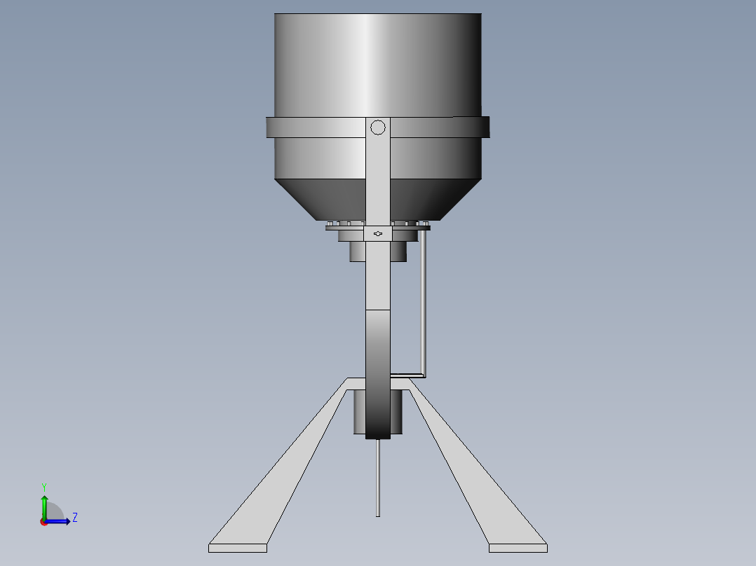 调料混合用设备左视图