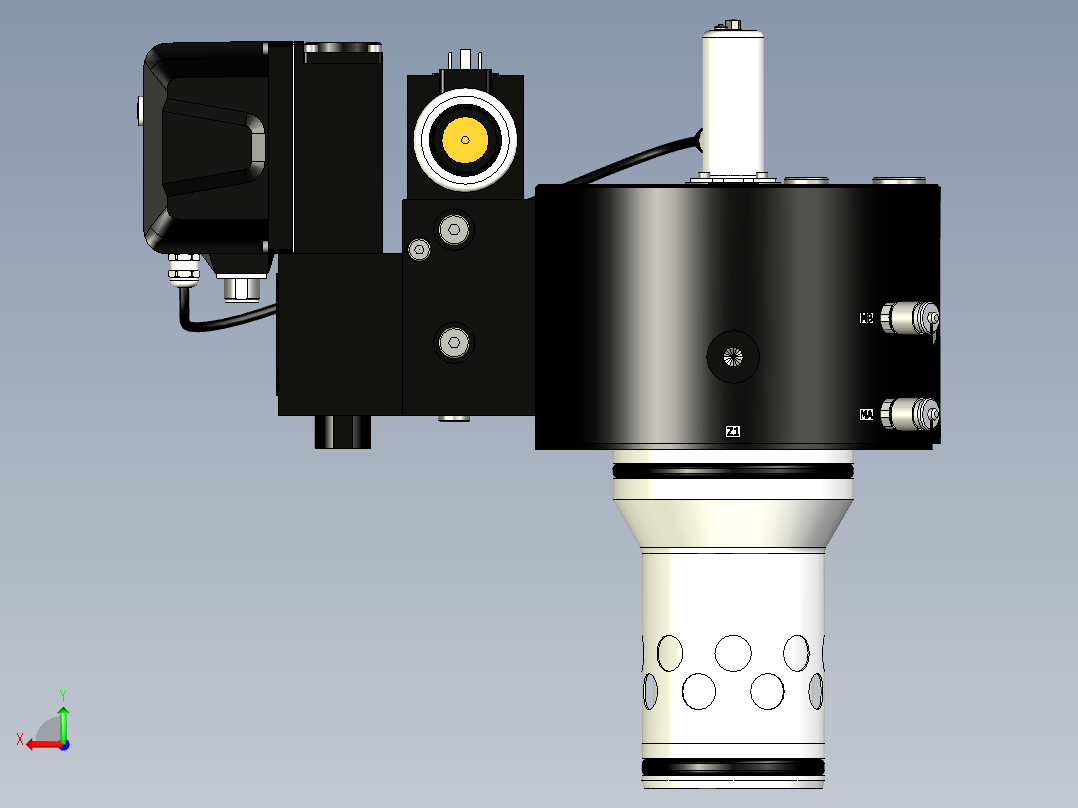 止回阀、插装阀、先导阀-插装阀-液压插装阀-液压二通插装阀系列图纸后视图