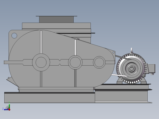 双轴卧式搅拌机右视缩略图