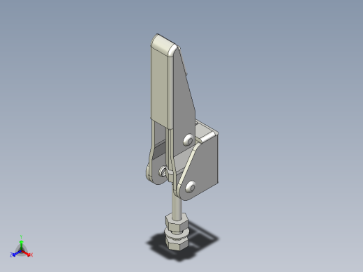 門閂式夾鉗SSP(D)-3D多系列多零件图纸模型