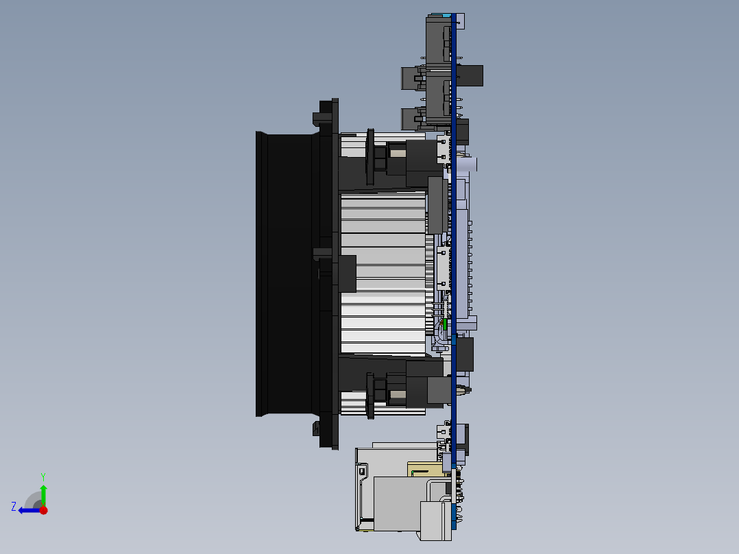 主板散热器 (3)右视图