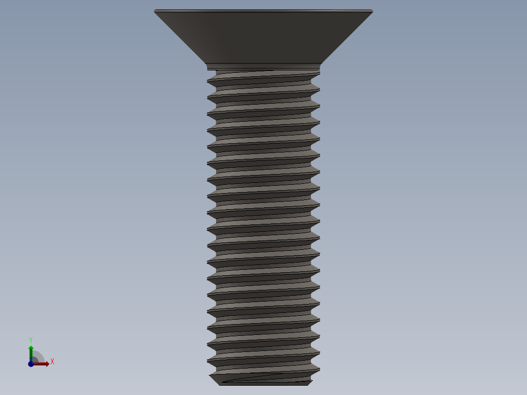 Screw_ISO_10642_M12x40_A2.SLDPRT前视图