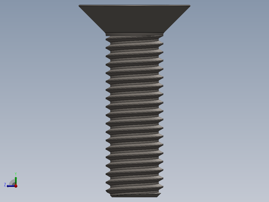 Screw_ISO_10642_M12x40_A2.SLDPRT右视图