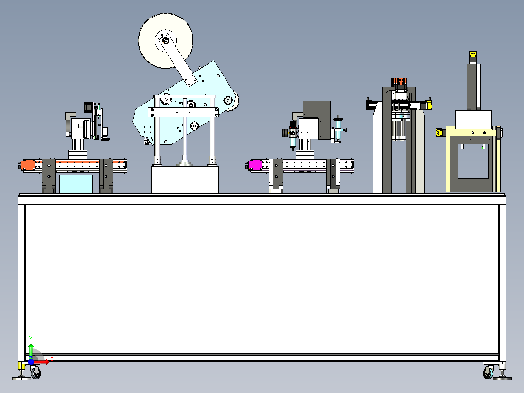 电池的加工工艺step前视图
