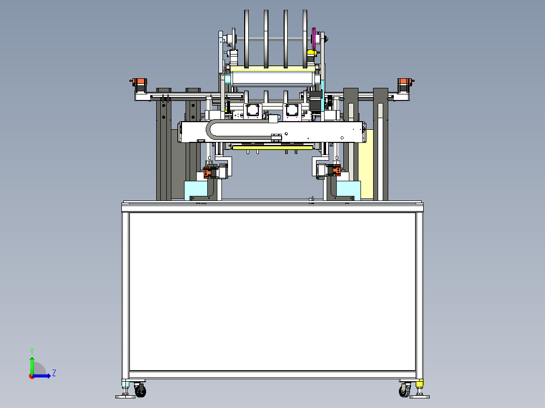 电池的加工工艺step左视图