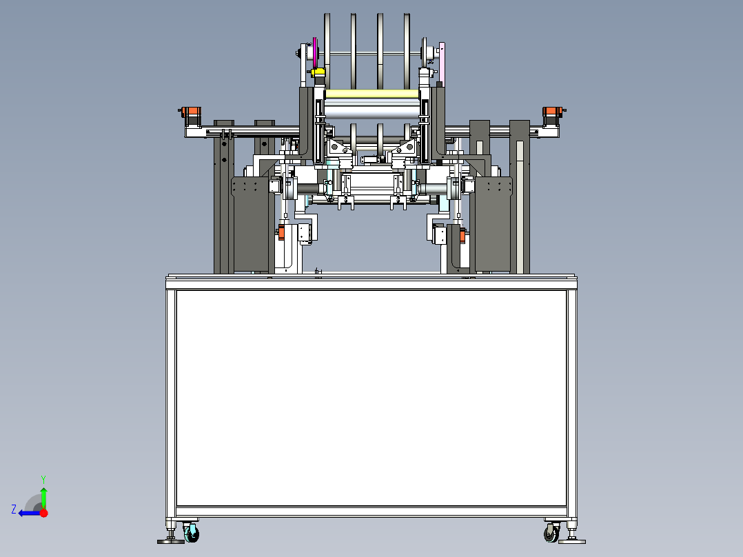 电池的加工工艺step右视图