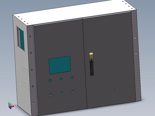 电控柜、框架式电器柜，碳钢板1.2mm
