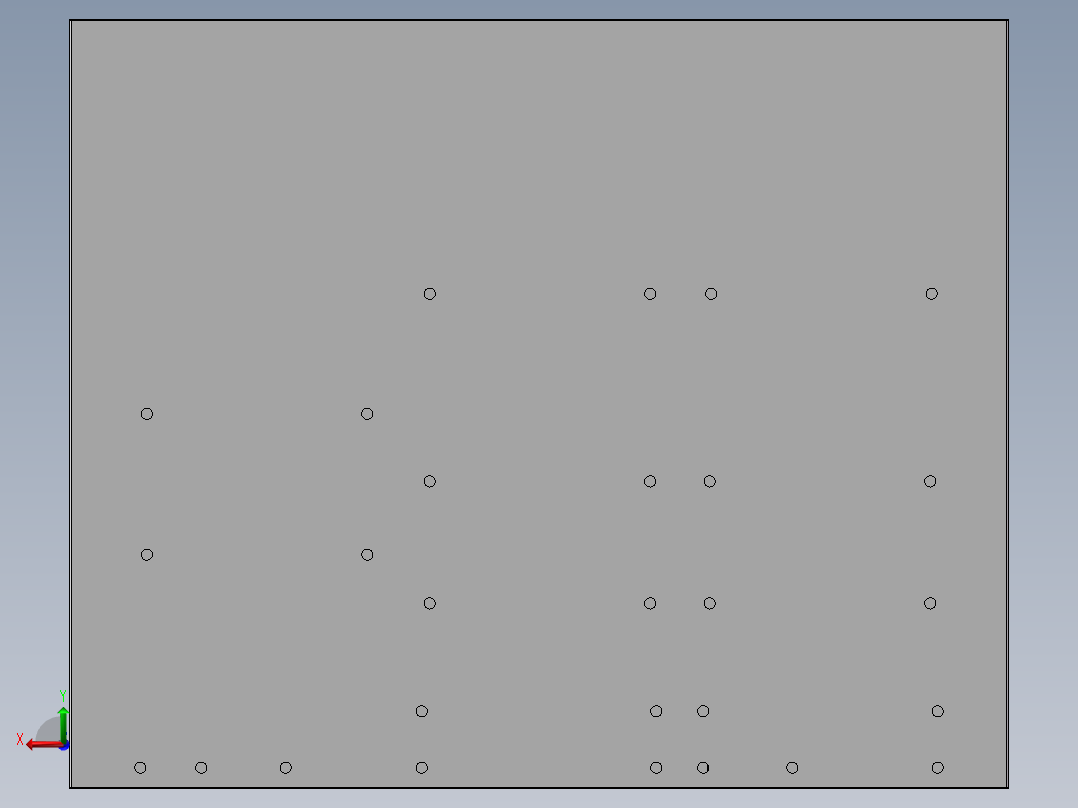 电控柜、框架式电器柜，碳钢板1.2mm后视图