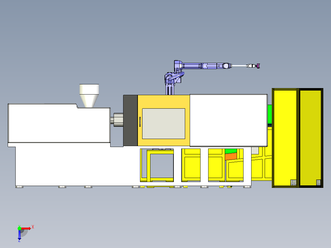 电池包摆盘俯视图