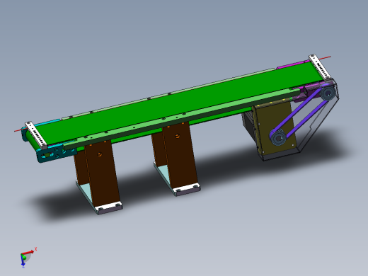 0.65米0.12米皮带输送机构