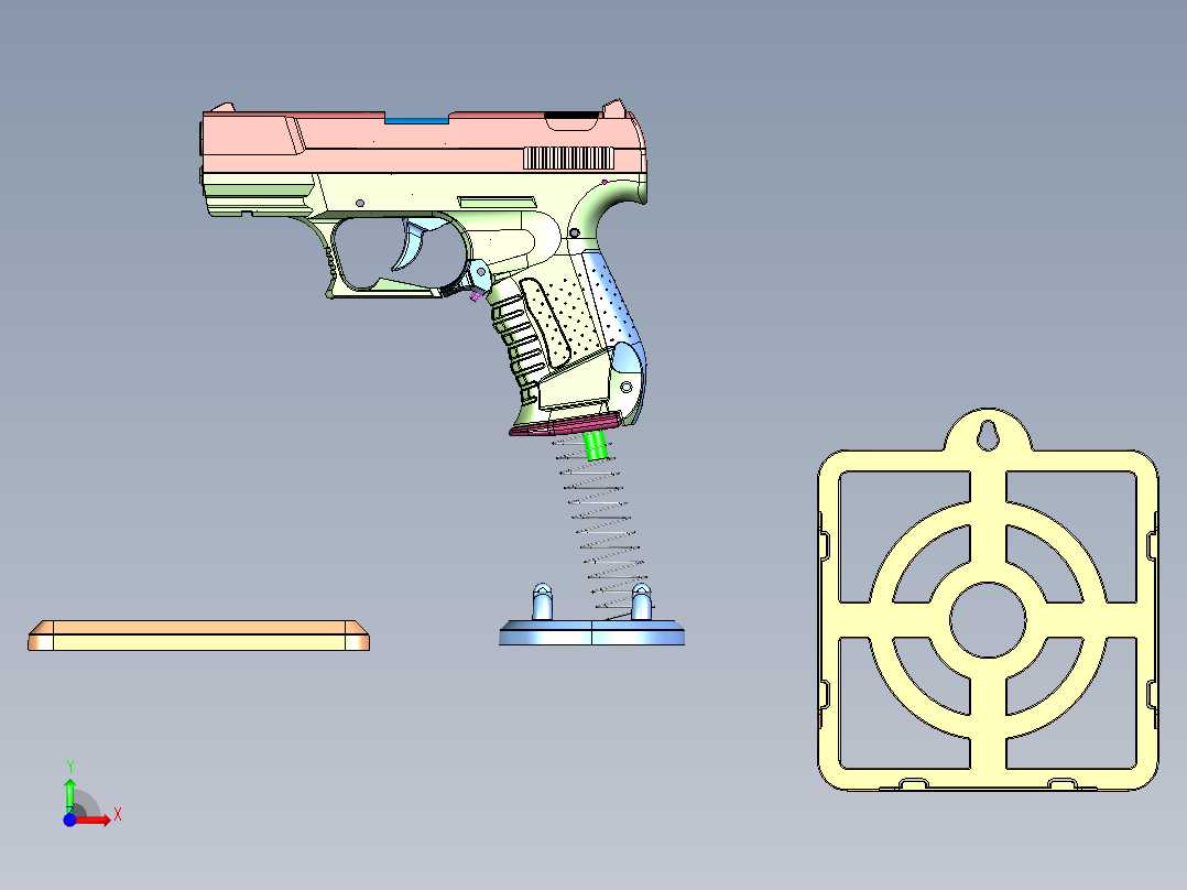 1212-手枪前视图